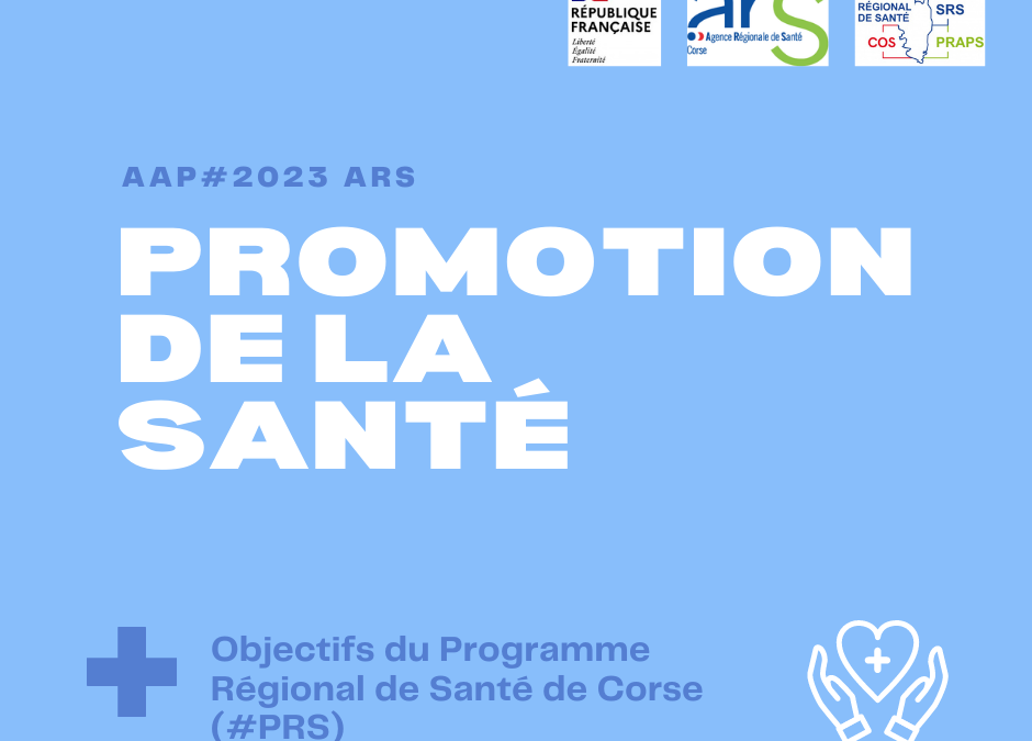 AAP ARS de Corse :”Promotion de la santé 2023″