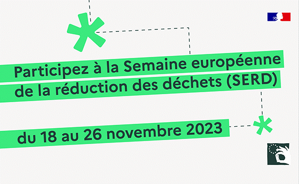 Participez à la Semaine européenne de la réduction des déchets (SERD), du 18 au 26 novembre 2023