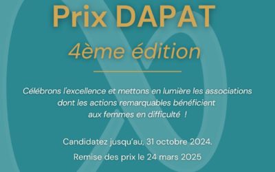 Appel à candidatures Prix DAPAT, 4ième édition