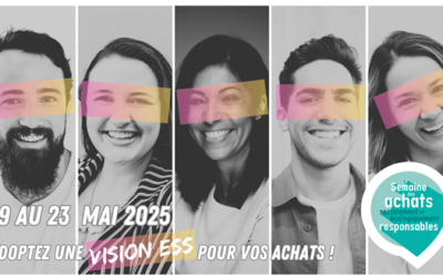 ESS France & le réseau des CRESS : “#SASER 2025, Semaine des Achats Socialement et Écologiquement Responsables” – dates : du 19 au 23 mai 2025