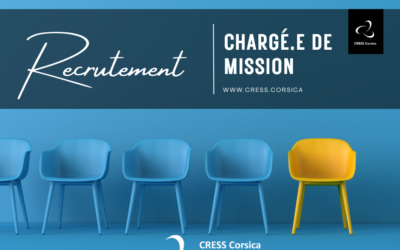 Septembre 2025 – RECRUTEMENT – Fiche de Poste Chargé.e de mission Développement territorial / CRESS Corsica