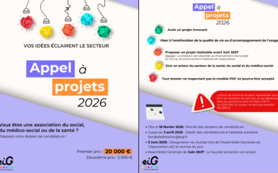 Fonds de dotation eiG – Appel à projet 2026 | Date de clôture : 03 avril 2026