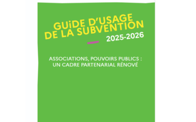 Guide d’usage de la subvention aux associations