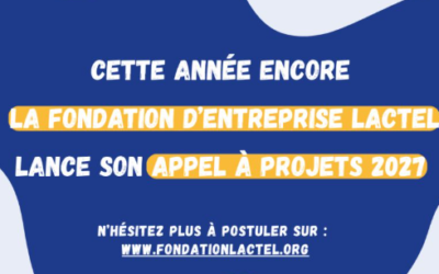 Fondation d’entreprise Lactel – Appel à projet 2026″ | Date de clôture : 02 octobre 2026