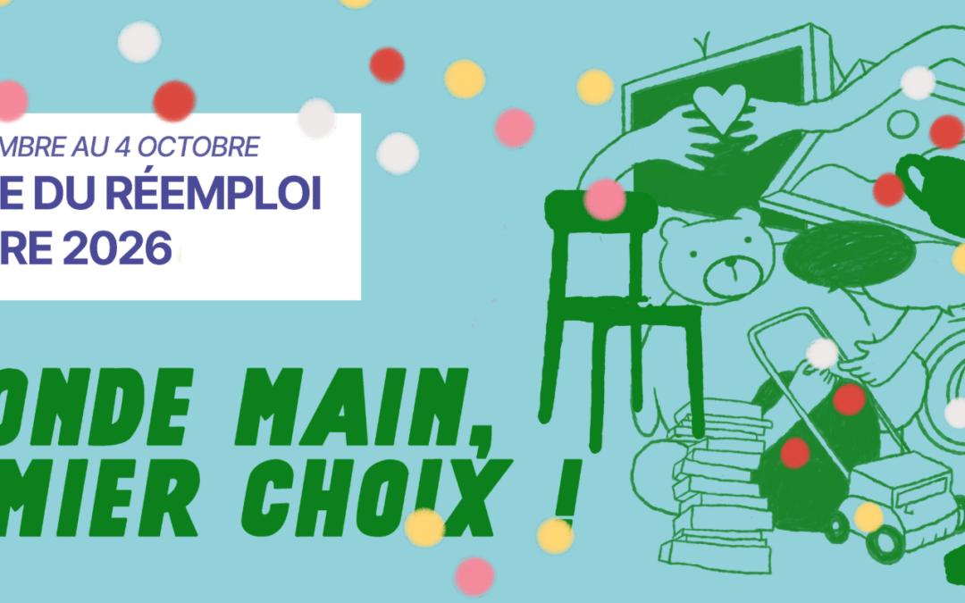 Semaine du réemploi solidaire 2026, du 28 septembre au 04 octobre 2026